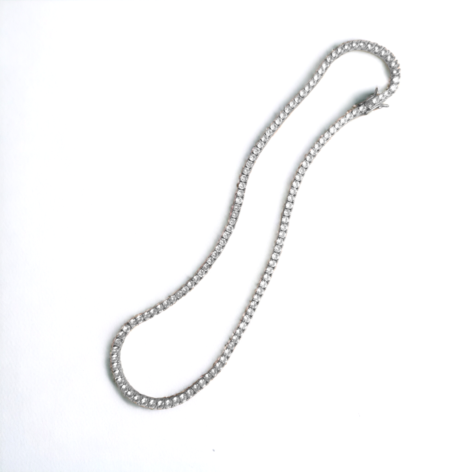 Collar Tennis 3mm Moisanitas - Ámbar Joyas