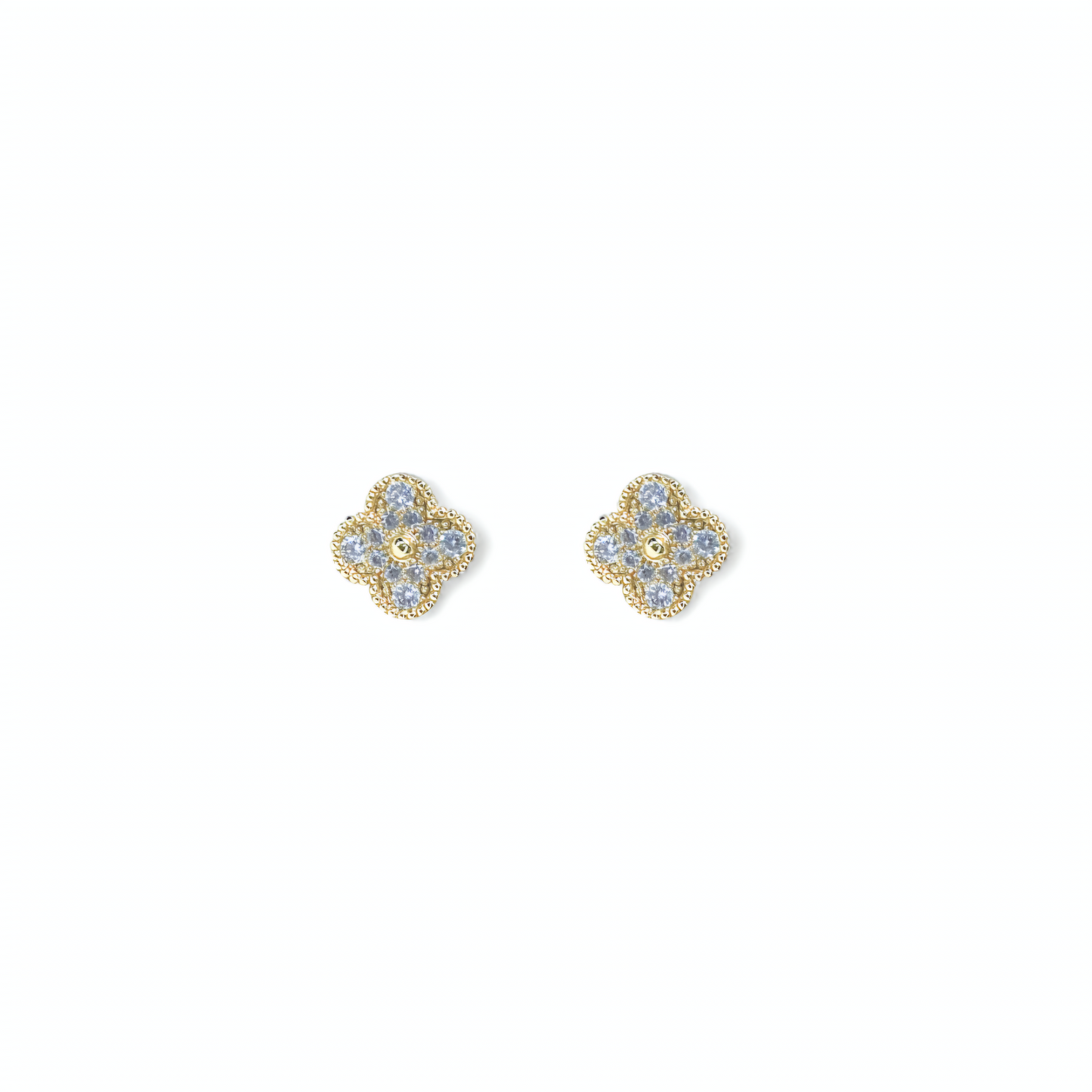 Aros Sweet Clovers Circones Trébol Dorado