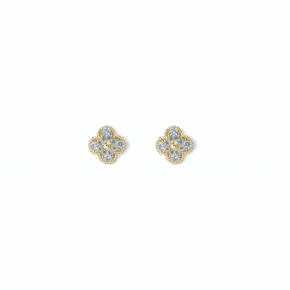 Aros Sweet Clovers Circones Trébol Dorado
