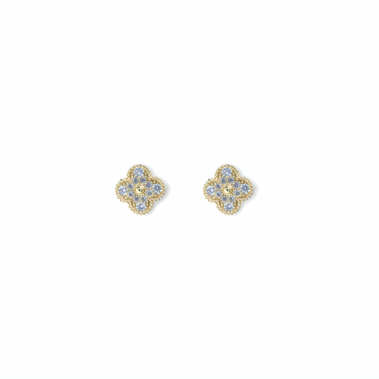 Aros Sweet Clovers Circones Trébol Dorado