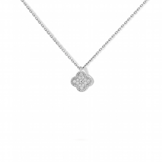 Cadena Sweet Clover Circones Trébol Plata 925