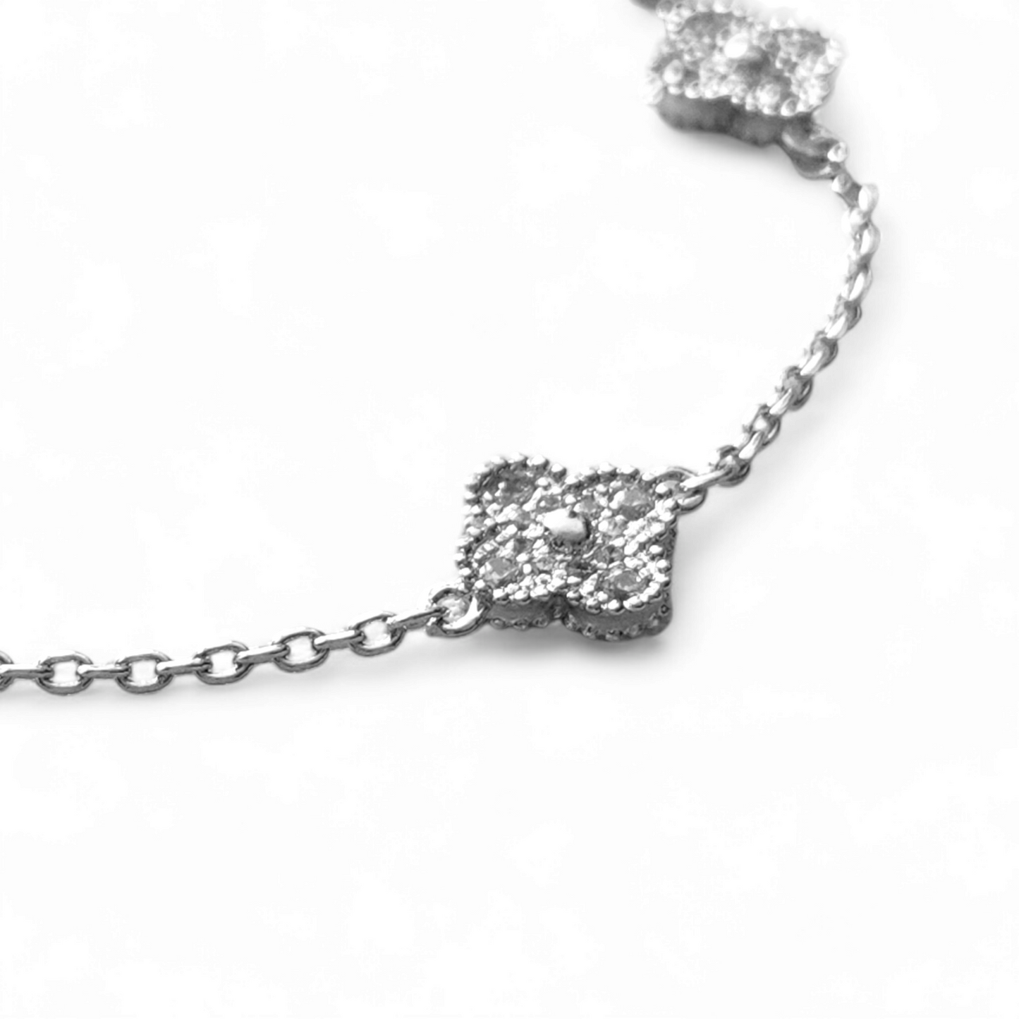 Pulsera Sweet Clover Circones Trébol Plata 925