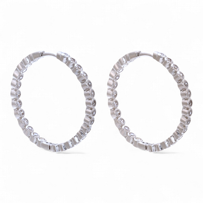 Argollas Circones Bisel Grandes (2 colores)