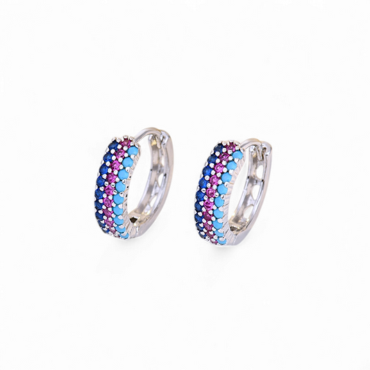 Argollas Multicolor de Circones (2 colores)
