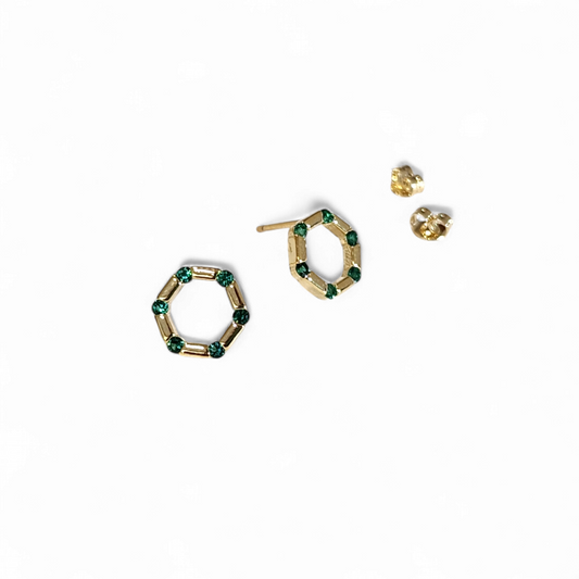 Aros Hexagonales Circones Verde