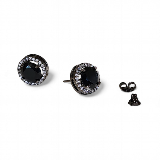 Aro Stud Halo Negro