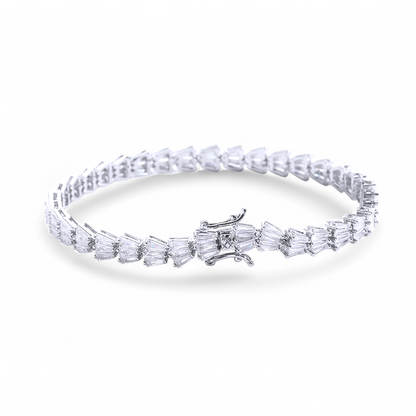 Pulsera Tennis Baguettes