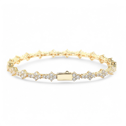 Pulsera Tennis Flores (2 Colores)