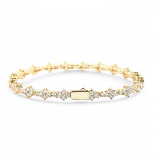 Pulsera Tennis Flores (2 Colores)