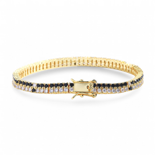 Pulsera Tennis de Doble Fila (2 Colores)