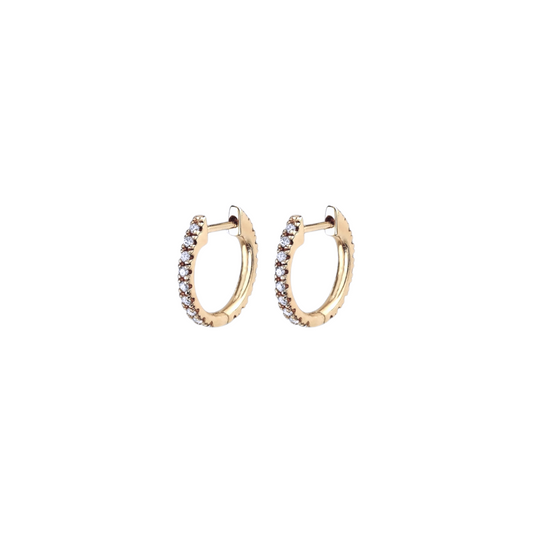 Argollas Circones Blancos (2 colores)