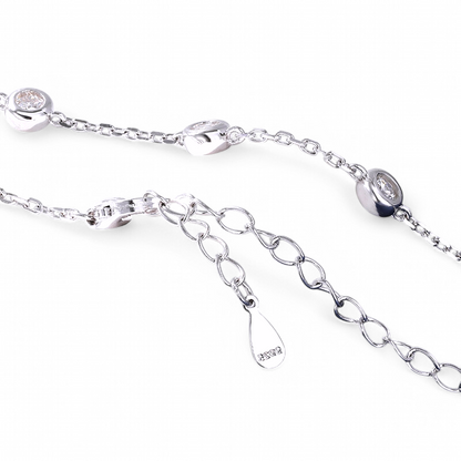 Cadena "Y" Moisanitas Plata 925