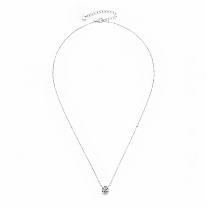 Cadena de Moissanita Oval Plata 925