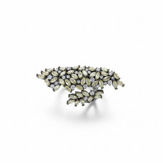 Anillo Hojas Ajustable - Multi