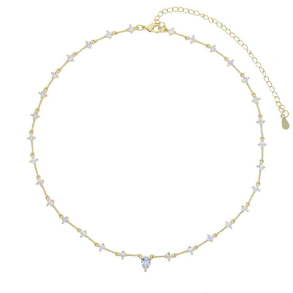 Collar Ajustable Brillante con Circonitas *