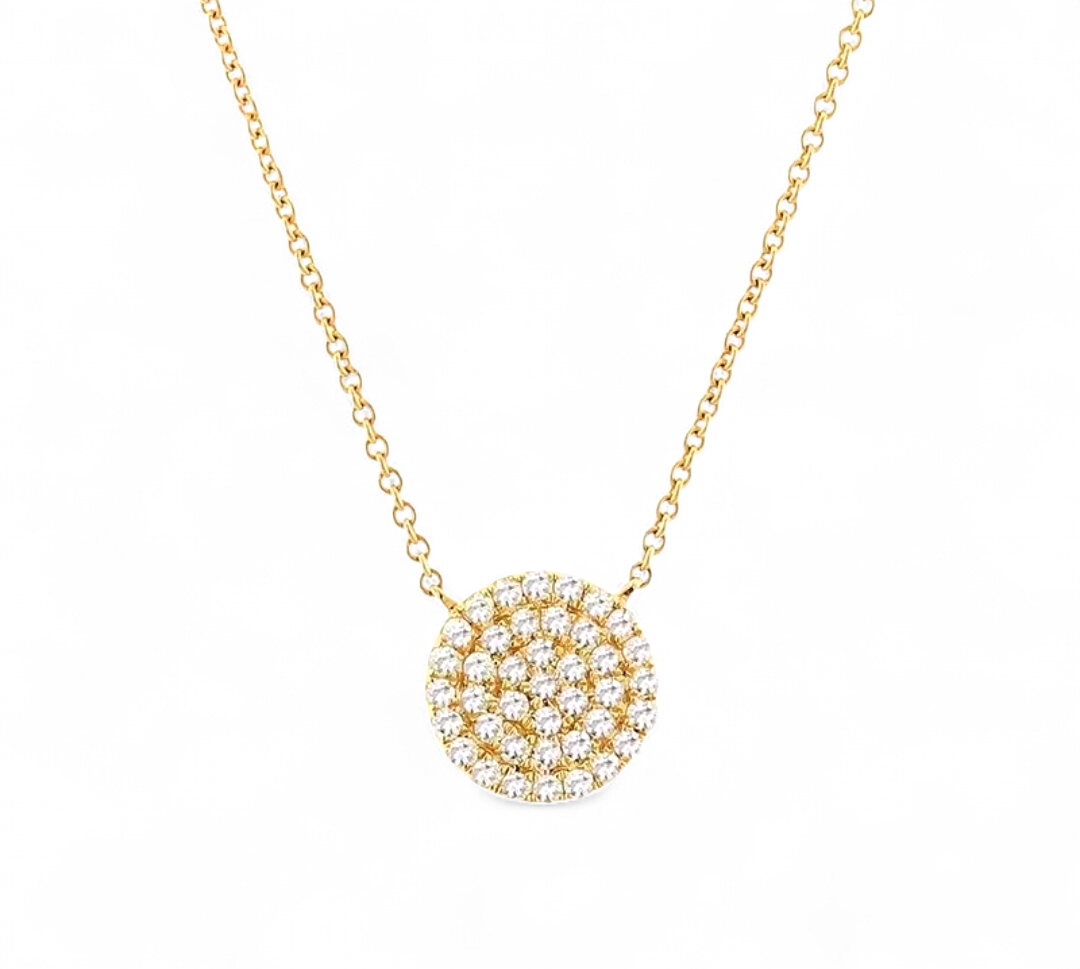 Collares Cluster Pavé - Baño 18k