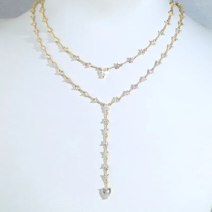 Collar Gota Y Circonitas *