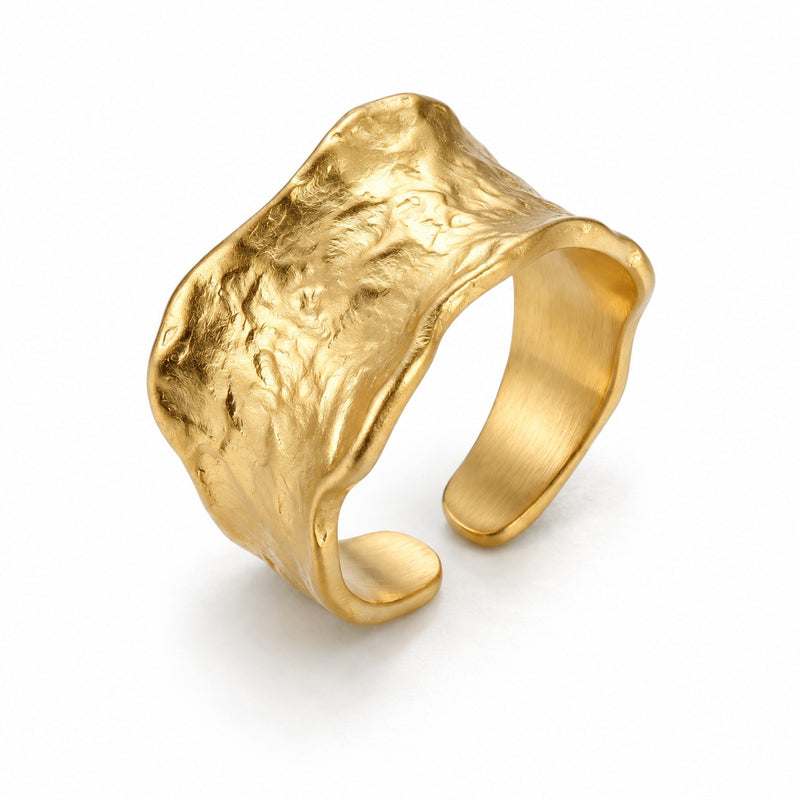 Anillo Ancho Ondulado