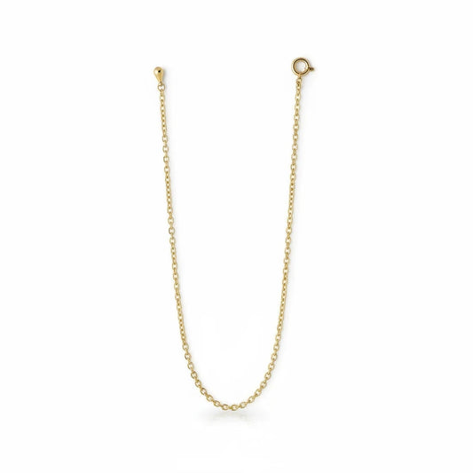Pulsera Cadena Rolo Fina – Baño de Oro 18k - Ámbar Joyas (foto 2)