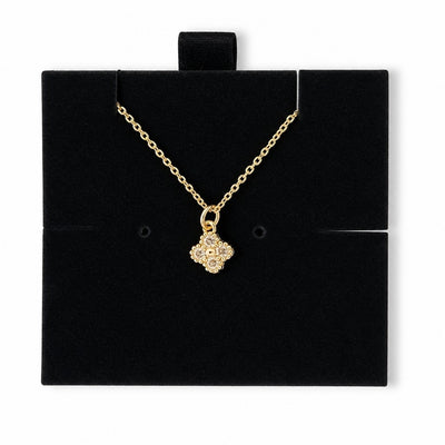 Collar Trébol Mini Circonias