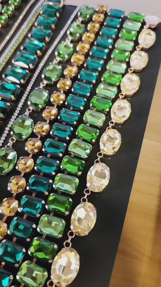 Collar Anna Oval Verde Claro