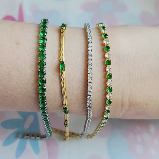 Pulsera Tennis 2mm Rodio