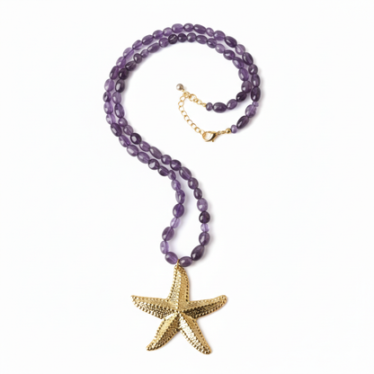 Collar Piedras Naturales - Estrella de Mar