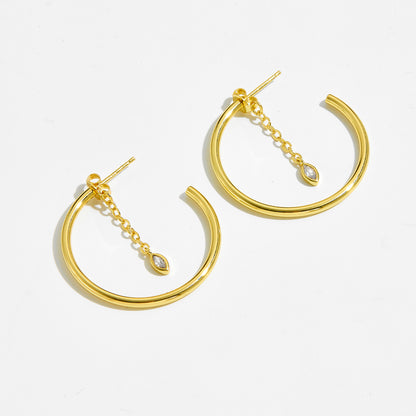 Argollas Classic con Cierre Dije