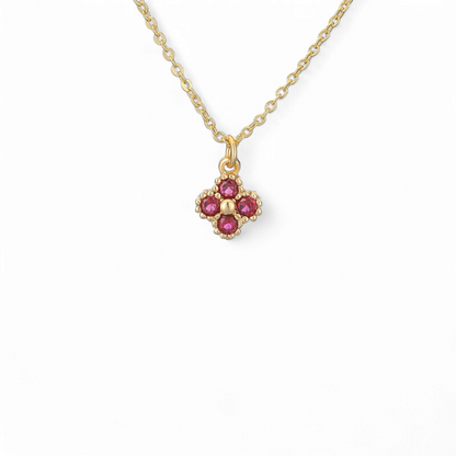 Cadena Mini Clover Fucsia