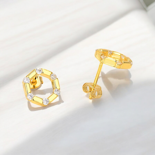 Aros Hexagonales Circones Blanco
