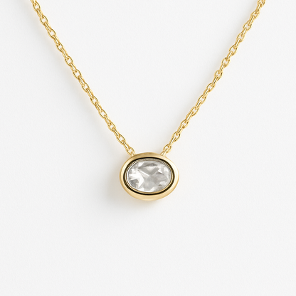 Collar Oval Punto de Luz