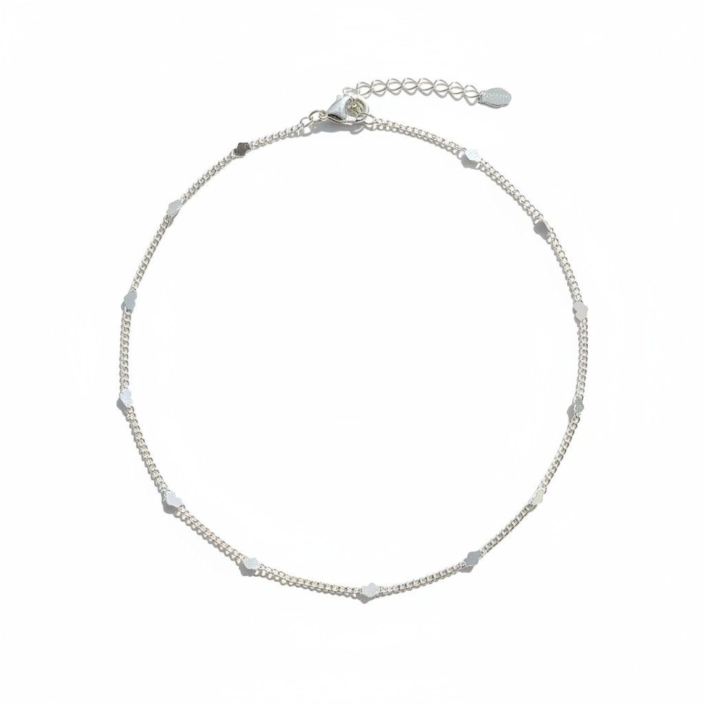 Cadena Diseño Ajustable - Baño de Rodio