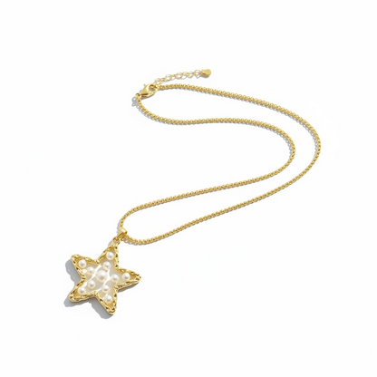 Cadena Estrella Maxi Perlas -