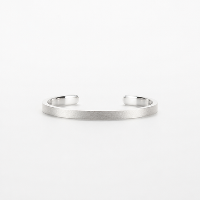 Esclava Lisa Satinada Ajustable - Baño de Plata