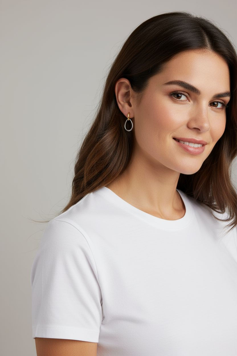 Aros Hoops Teardrop - Plata 925