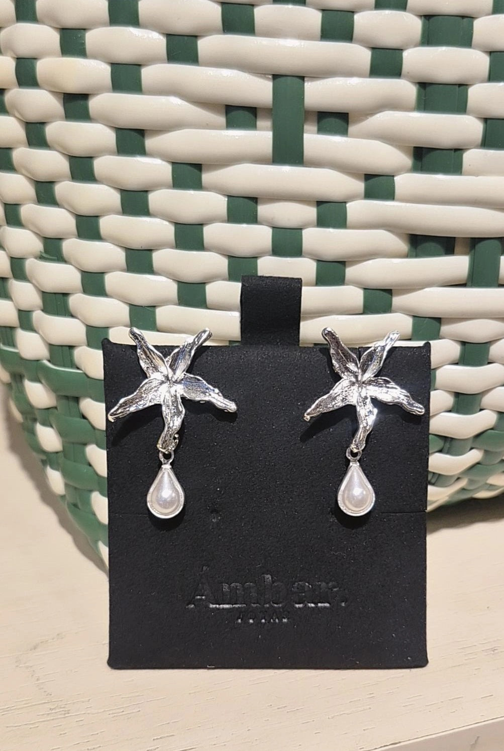 Aros Estrella de Perlas