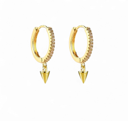 Argollas de Circones Espiga Mini (2 colores)