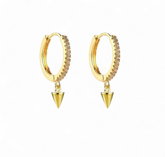 Argollas de Circones Espiga Mini (2 colores)