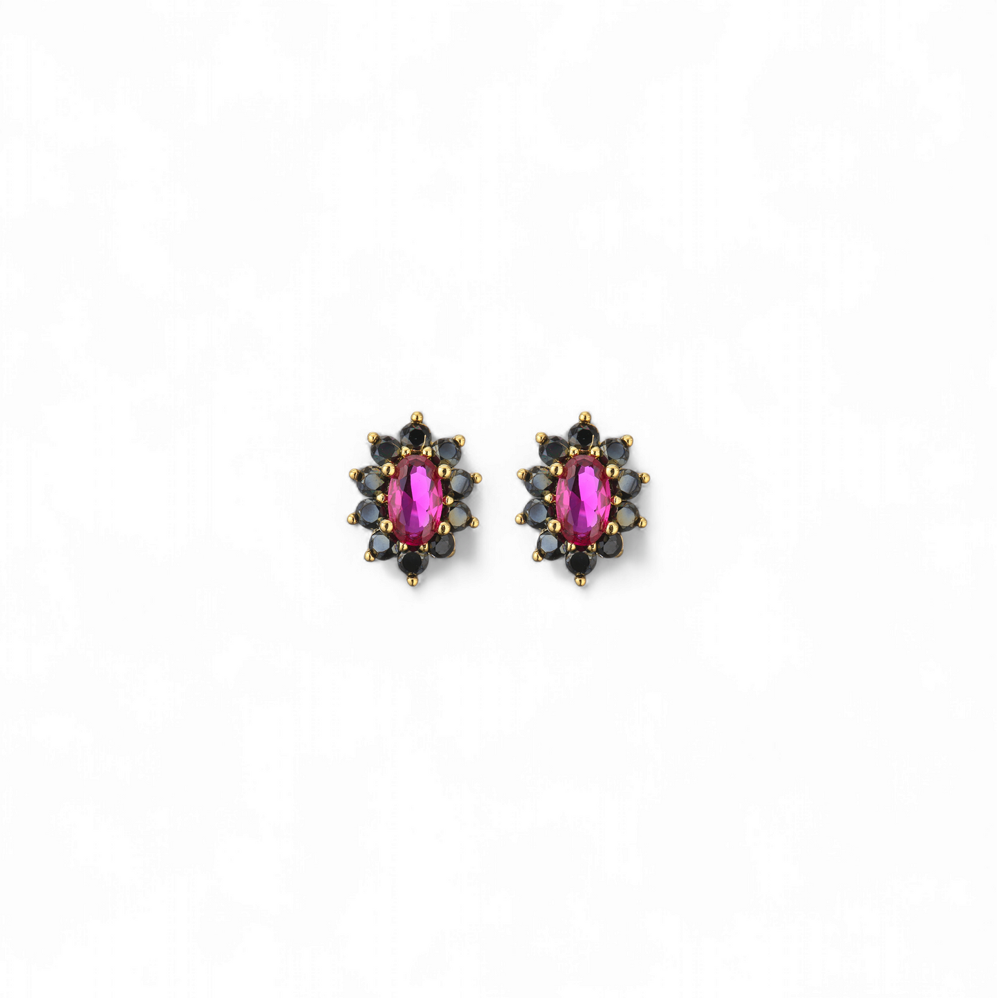 Aros Studs Vintage de Circones Azul