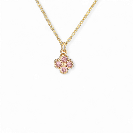 Cadena Mini Clover Rosado
