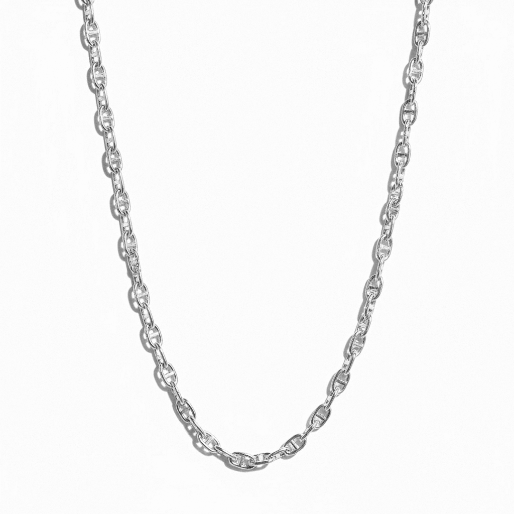 Cadena Eslabones - Baño de Plata