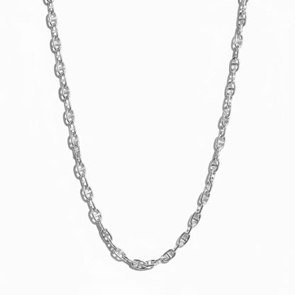 Cadena Eslabones - Baño de Plata