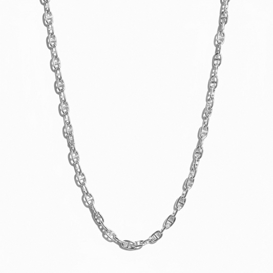 Cadena Eslabones - Baño de Plata