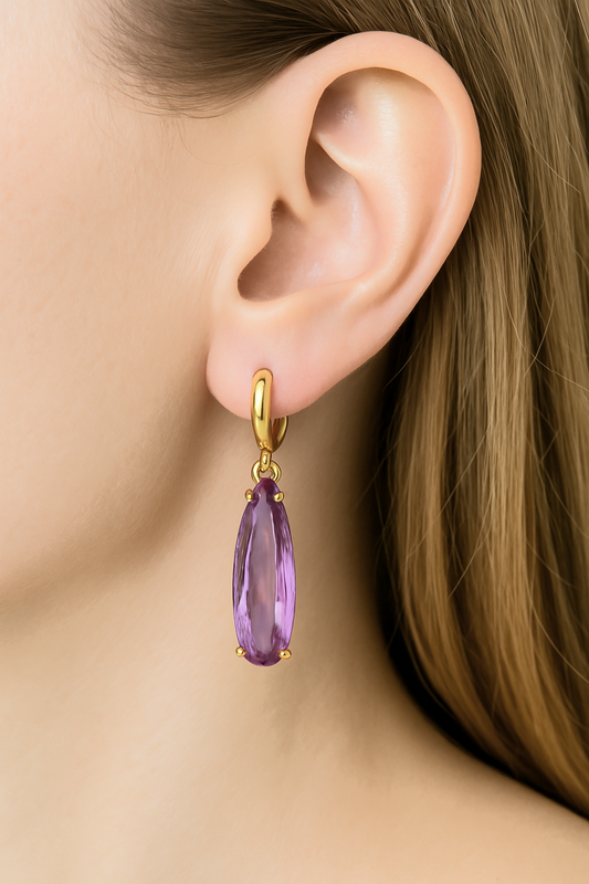 Aros Gota Morada