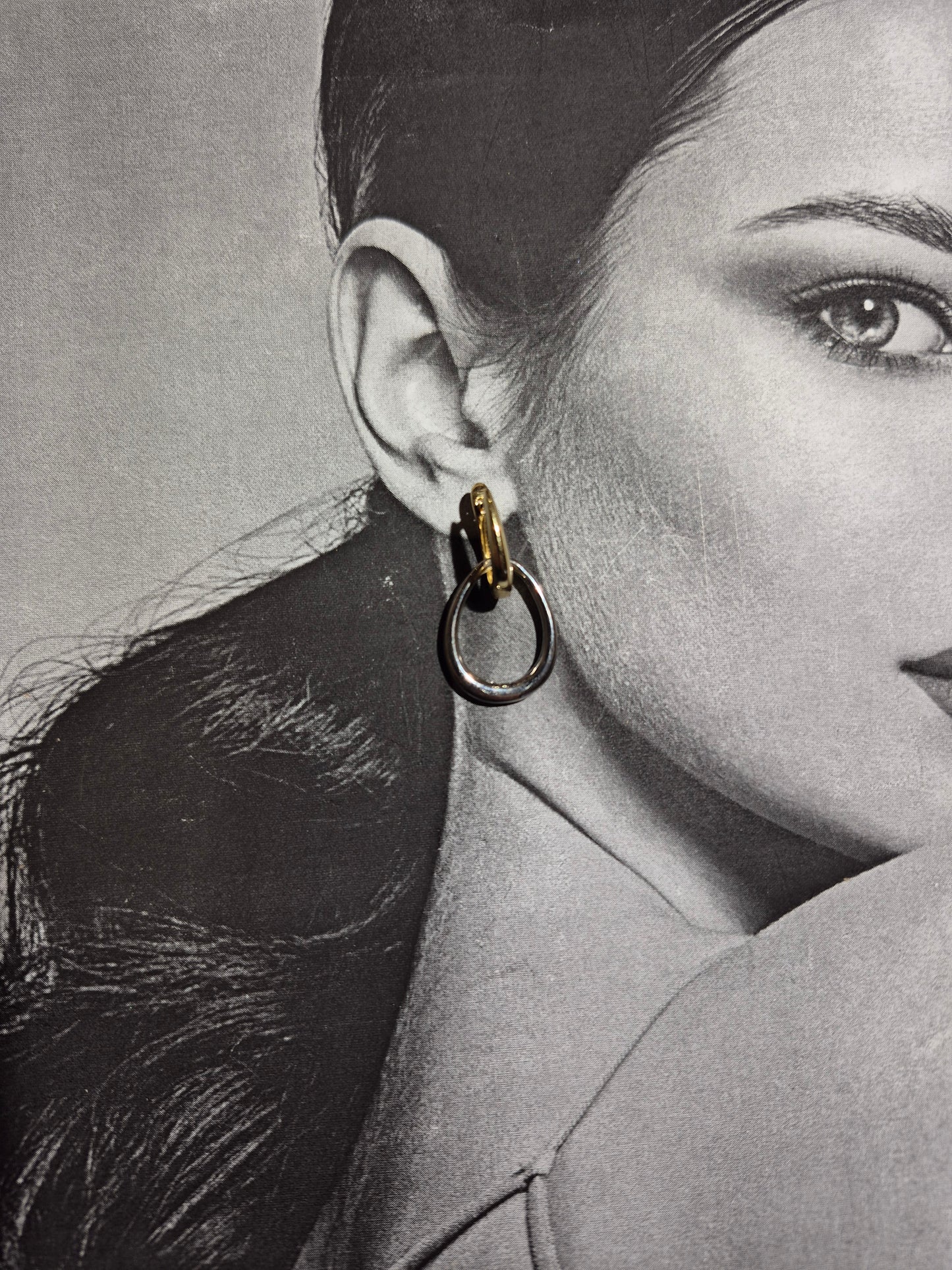 Aros Hoops Teardrop - Plata 925