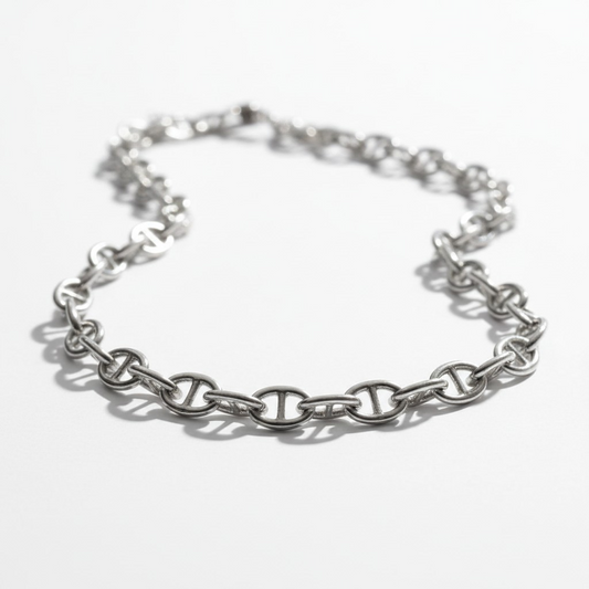 Cadena Eslabones Maxi - Baño de Rodio