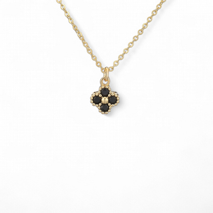 Cadena Mini Clover Negro