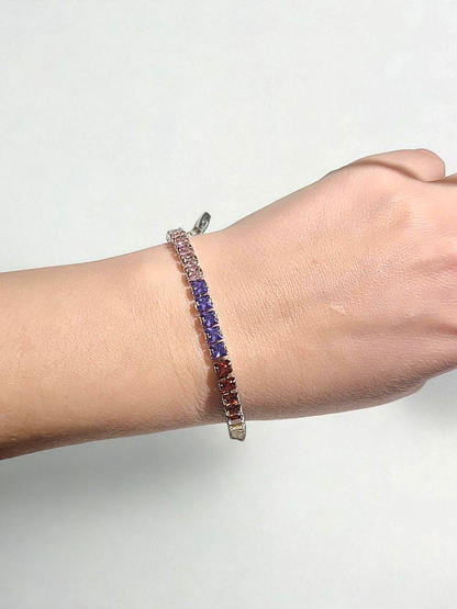 Pulsera Tennis Rainbow Princes Pastels