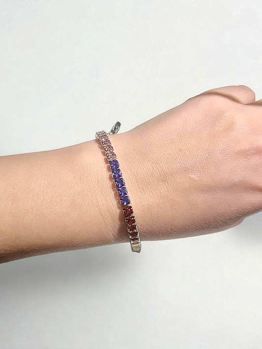 Pulsera Tennis Rainbow Princes Pastels
