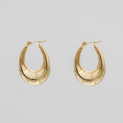 Argollas Gruesas Acero Inoxidable